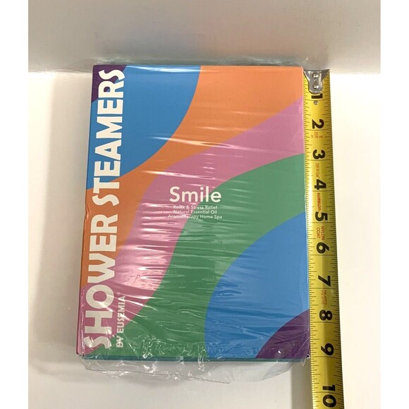 Eusemia Aromatherapy Shower Steamers Smile Assorted Colors Relax Spa 12 Pack - Picture 4 of 5